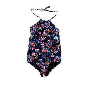 Sea Angel Maternity Size Small Multicolor Floral One Piece Swim Suit NWT